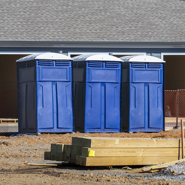 are there any additional fees associated with portable toilet delivery and pickup in McDonald Chapel Alabama